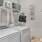 small room with a washer and dryer