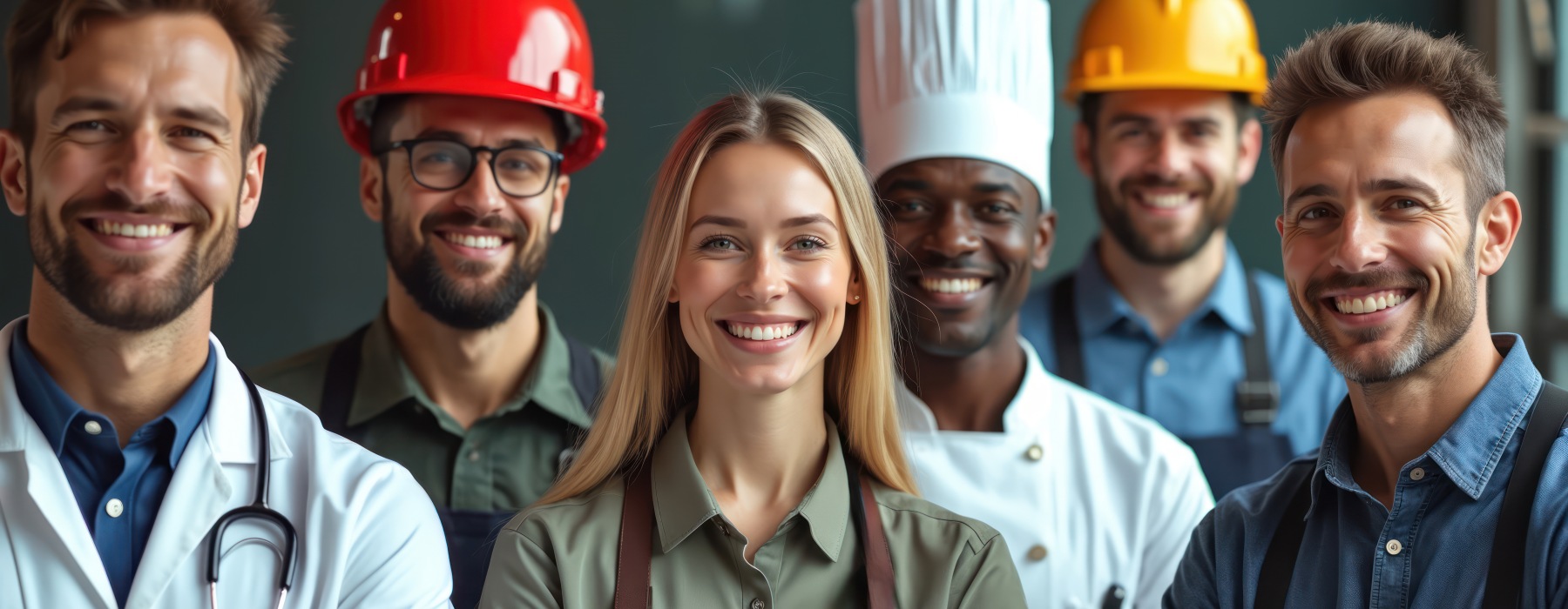 group of diverse workers
